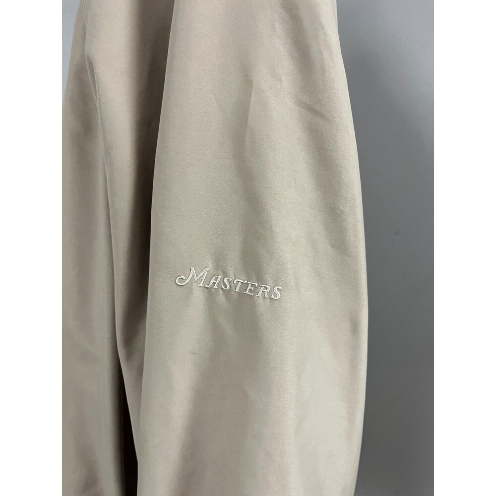 Masters Collection Vintage Golf Pullover Wind Shirt V-Neck Beige Men's XL - Picture 5 of 9